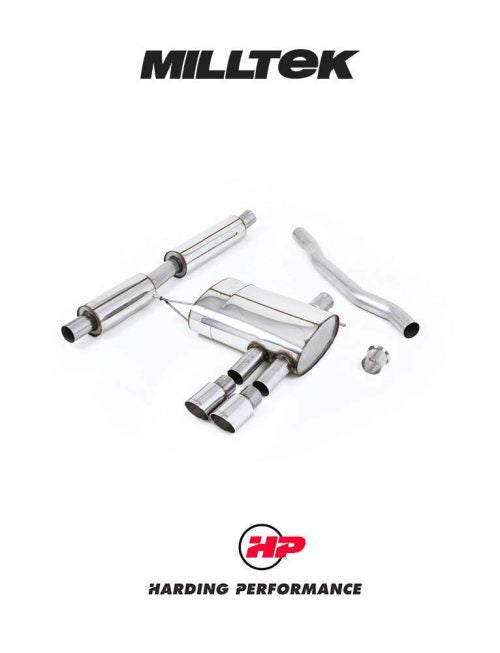 MILLTEK Resonated Cat-back – Mini F56 Cooper S - Polished