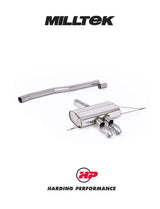 MILLTEK OPF Back System Cooper S F66 2.0T B48 - Non-resonated - Downturn Tips