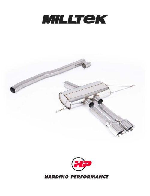 MILLTEK OPF Back System Cooper S F66 2.0T B48 - Non-resonated - GT-100 Polished Tips