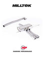 MILLTEK OPF Back System Cooper S F66 2.0T B48 - Non-resonated - GT-100 Polished Tips