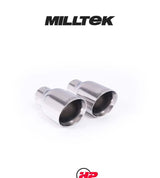 MILLTEK OPF Back System Cooper S F66 2.0T B48 - Non-resonated - GT-100 Brushed Titanium