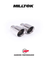 MILLTEK OPF Back System Cooper S F66 2.0T B48 - Non-resonated - GT-100 Polished Tips