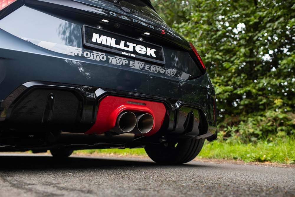 MILLTEK OPF Back System Cooper S F66 2.0T B48 - Resonated - Downturn Tips