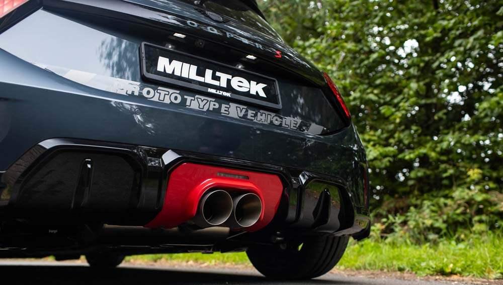 MILLTEK OPF Back System Cooper S F66 2.0T B48 - Non-resonated - Downturn Tips