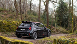 MILLTEK OPF Back System Cooper S F66 2.0T B48 - Non-resonated - GT-100 Cerakote Black Tips