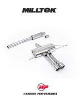MILLTEK OPF Back System Cooper S F66 2.0T B48 - Resonated - GT-100 Polished Tips