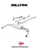 MILLTEK Cat-back – Mercedes CLA-Class CLA45 AMG 2.0 Turbo - Non-resonated - Valved
