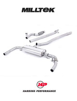 MILLTEK Cat-back – Mercedes CLA-Class CLA45 AMG 2.0 Turbo - Non-resonated - Valved