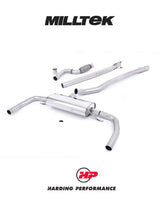 MILLTEK Cat-back – Mercedes CLA-Class CLA45 AMG 2.0 Turbo - Non-resonated - Non-valved