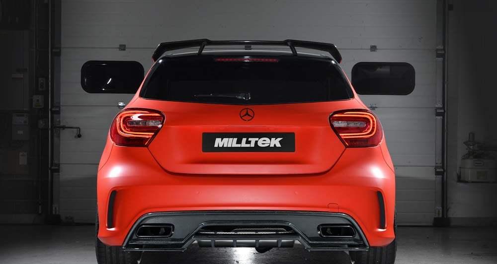 MILLTEK Cat-back – Mercedes A-Class A45 AMG 2.0 Turbo - Non-resonated - Non-valved