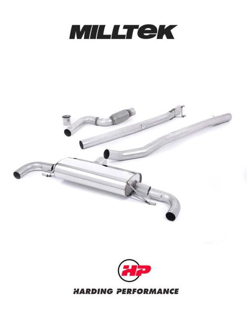 MILLTEK Cat-back – Mercedes A-Class A45 AMG 2.0 Turbo - Non-resonated - Non-valved