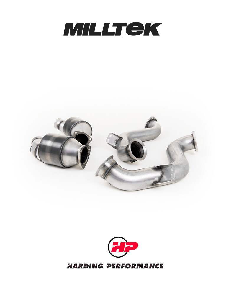 MILLTEK Catted Downpipes – Mercedes C63 S [SSXMZ118]