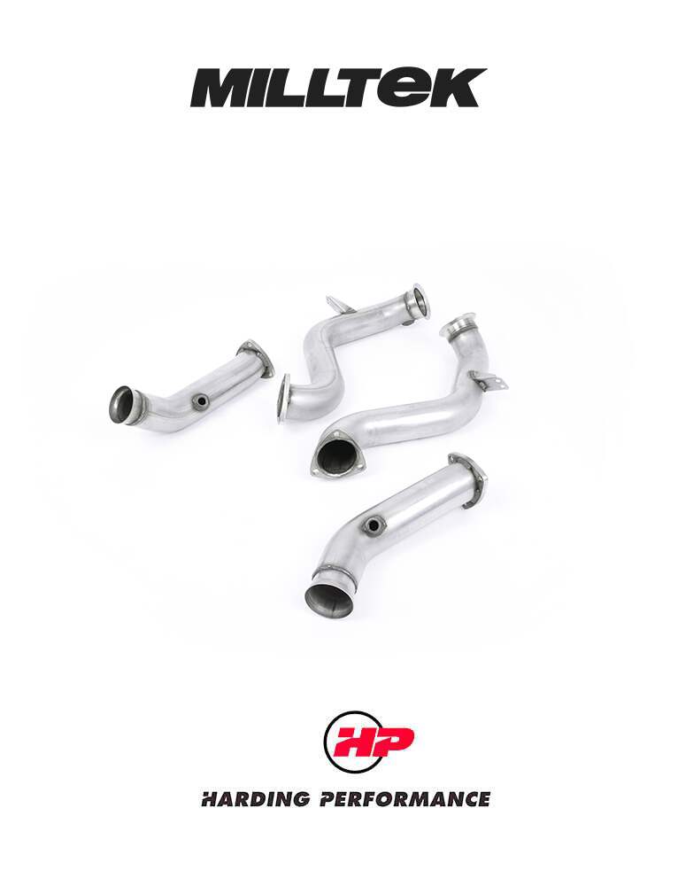 MILLTEK Large-bore Downpipes and Cat Bypass Pipes – C-Class C63 & C63 S [SSXMZ119]