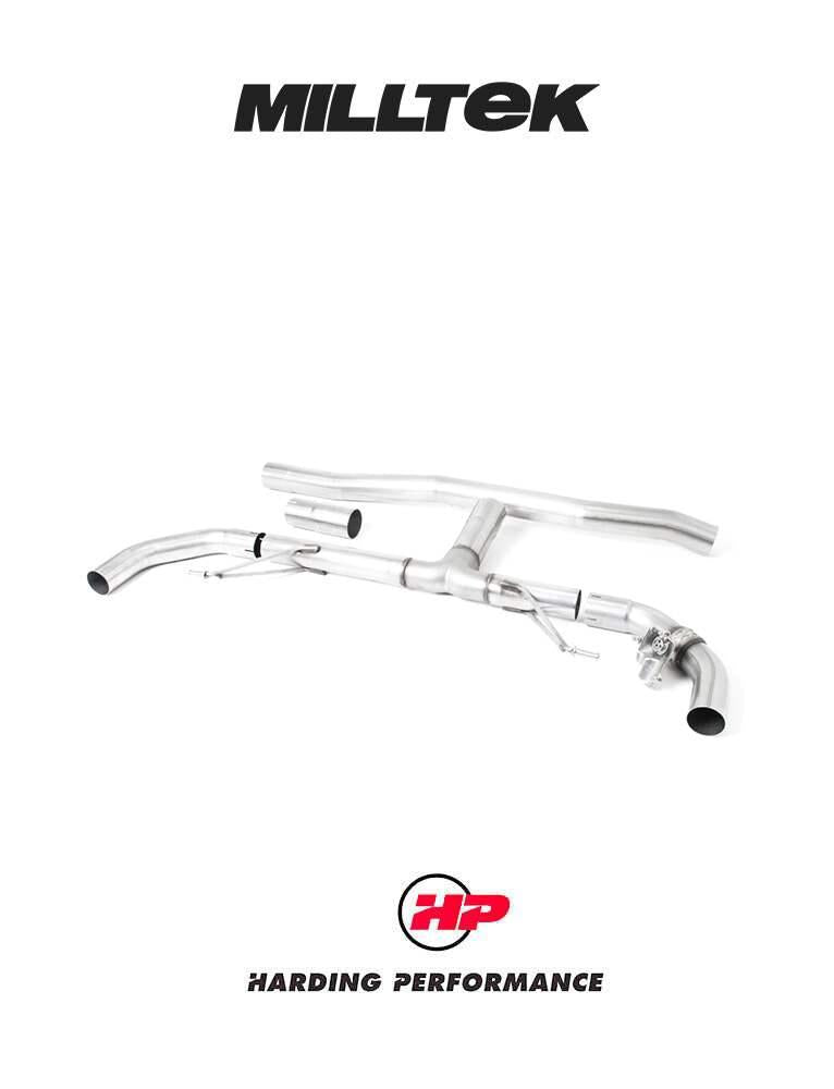 MILLTEK Cat-back Valved Race System To Suit OE Tailpipes Mercedes A35 (Hatch only)[SSXMZ129]