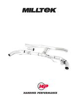 MILLTEK Cat-back Valved Race System To Suit OE Tailpipes Mercedes A35 (Hatch only)[SSXMZ129]