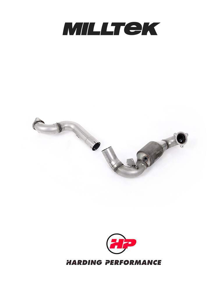 MILLTEK Large Bore Downpipe and Hi-Flow Sports Cat A35 AMG 2.0 Turbo 2019 and Later [SSXMZ135]