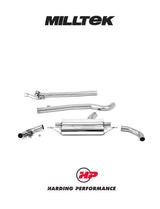 MILLTEK Particulate Filter Back OPF/GPF Back A45/A45 S AMG 2.0 Turbo W177 Hatch Only - Non-resonated / Race