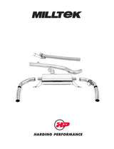MILLTEK Particulate Filter Back OPF/GPF Back System CLA45/CLA45 S - Non-resonated / Race