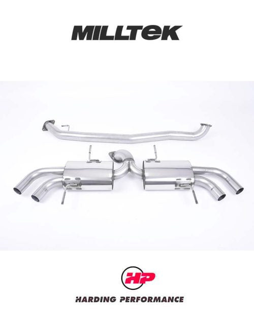 MILLTEK Secondary Cat Back Nissan GT-R R35 - SSXNI003