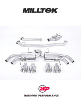 MILLTEK Primary Cat Back Nissan GT-R R35 - SSXNI006