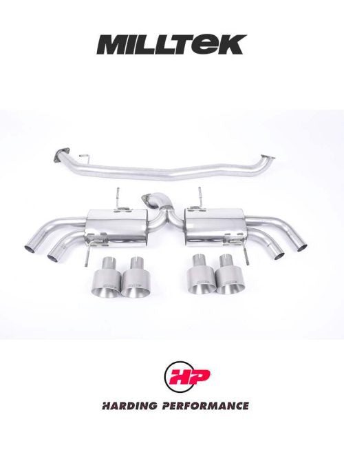 MILLTEK Secondary Cat Back Nissan GT-R R35 - SSXNI007