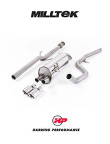 MILLTEK Cat-back – Peugeot 208 GTi - Non-resonated - Polished