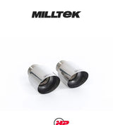 MILLTEK Cat Back Porsche Boxster S 3.4 987 Gen2 - Non-resonated - Polished