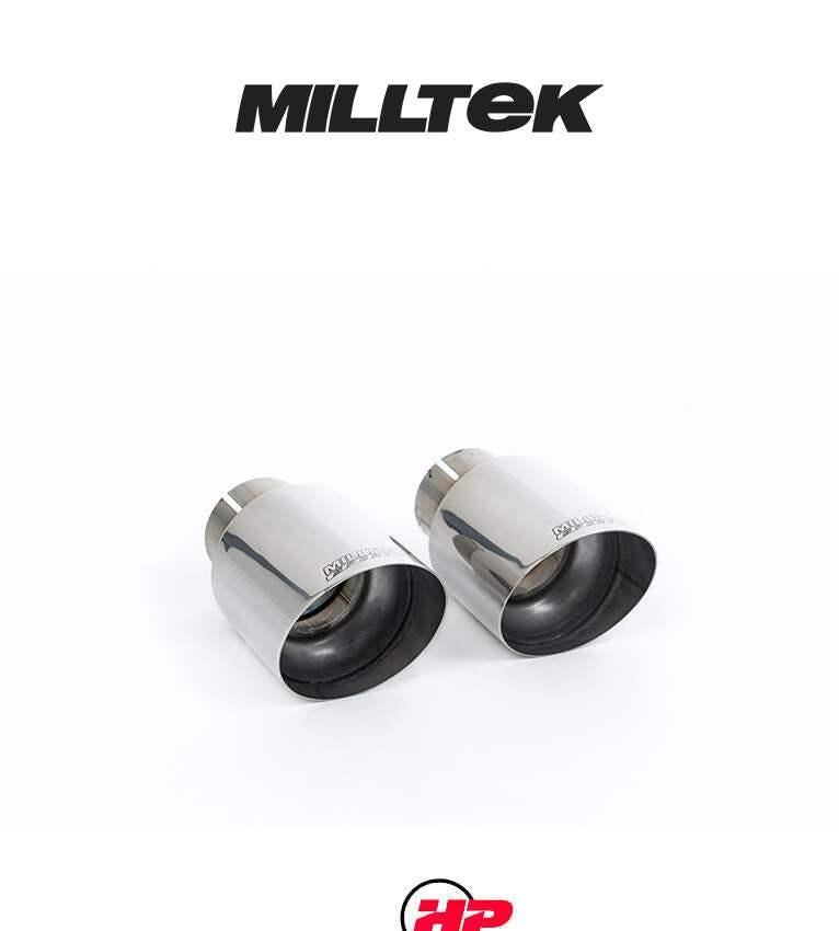 MILLTEK Cat Back Porsche Boxster S 3.2 987 Gen1 - Cerakote black