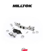 MILLTEK Cat Back Porsche 911 991 GT3 - Cerakote black