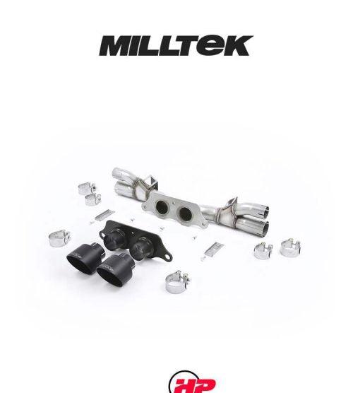 MILLTEK Cat Back Porsche 911 991 GT3 - Cerakote black