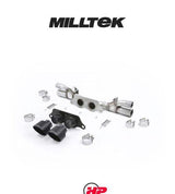 MILLTEK Cat Back Porsche 911 991 GT3 - Cerakote black