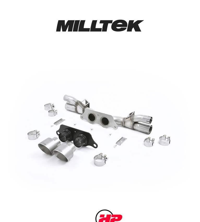 MILLTEK Cat-back – Porsche 911 991 GT3 - Re-use OE Porsche Trims