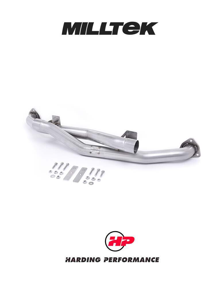 MILLTEK Rear Silencers – Porsche 911 997.2 3.6 & 3.8 (C2 / C4 / S / GTS), Fits both Porsche Sport Exhausts (Valved) and Standard OE Systems [SSXPO130]