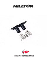 MILLTEK GT-100 Tips – Porsche 991.2 GT3/GT3 RS - Polished