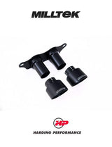 MILLTEK GT-100 Tips – Porsche 991.2 GT3/GT3 RS - Cerakote Black