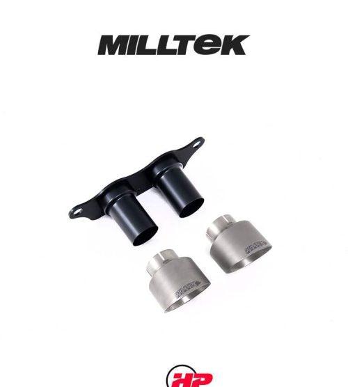 MILLTEK GT-100 Tips – Porsche 991.2 GT3/GT3 RS - Brushed Titanium