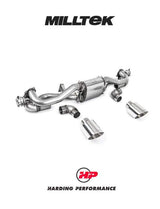 MILLTEK Particulate Filter Back Porsche Cayman 718 GT4 4.0 - SSXPO150