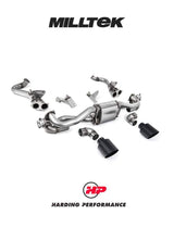 MILLTEK Cat Back Porsche Cayman 718 GT4 4.0 Black Manual Only [SSXPO163]