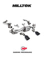 MILLTEK Cat Back Porsche Cayman 718 GT4 4.0 Black Manual Only [SSXPO163]
