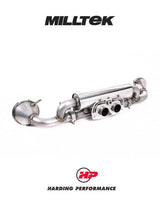 MILLTEK Rear Silencer(s) Porsche 911 992.1 GT3 - Re-uses OE Tailpipes