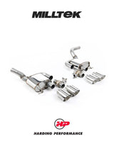 MILLTEK Valved Rear Silencers Porsche Macan 2.9 V6 GTS & Turbo (Facelift Models only) - Burnt Titanium GT-115 Trims