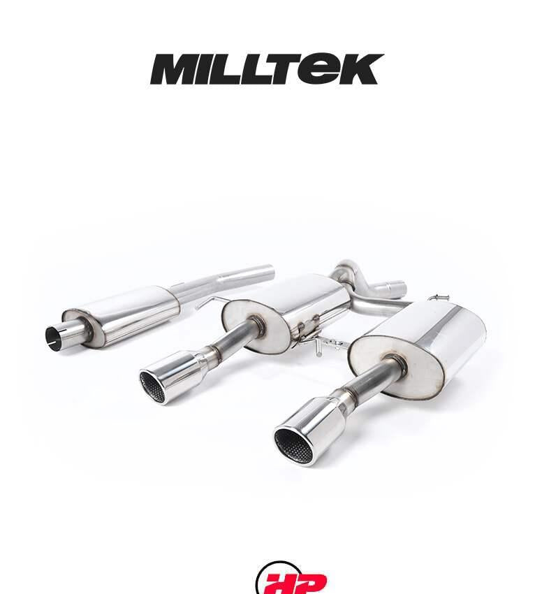MILLTEK Cat Back Renault Clio 182 - Non-resonated / Race