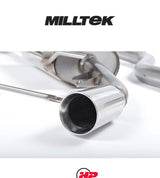 MILLTEK Cat Back Renault Clio 197 - SSXRN407 - Non-resonated / Race