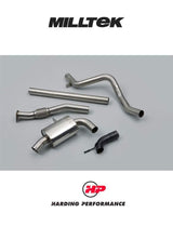 MILLTEK Cat-back – Renault Megane RS250/265/275, Uses OE Trim - Resonated