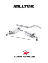 MILLTEK Cat-back – Renault Clio RS 200 - Non-resonated / Uses OE Trims