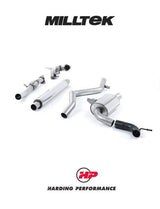 MILLTEK Turbo-back – Renault Megane RS250/265, Uses OE Trim - De-cat - Resonated