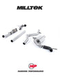 MILLTEK Turbo-back – Renault Megane RS250/265, Uses OE Trim - Hi-Flow Sports Catalyst - Non-resonated