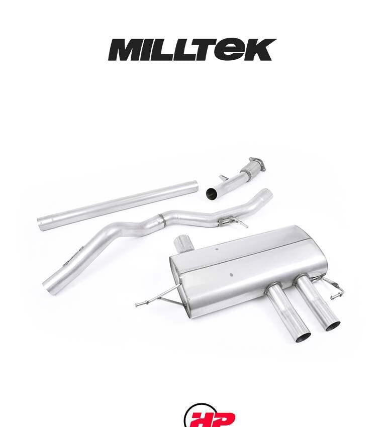MILLTEK Cat Back Mégane RS 280 - Non-resonated / Race