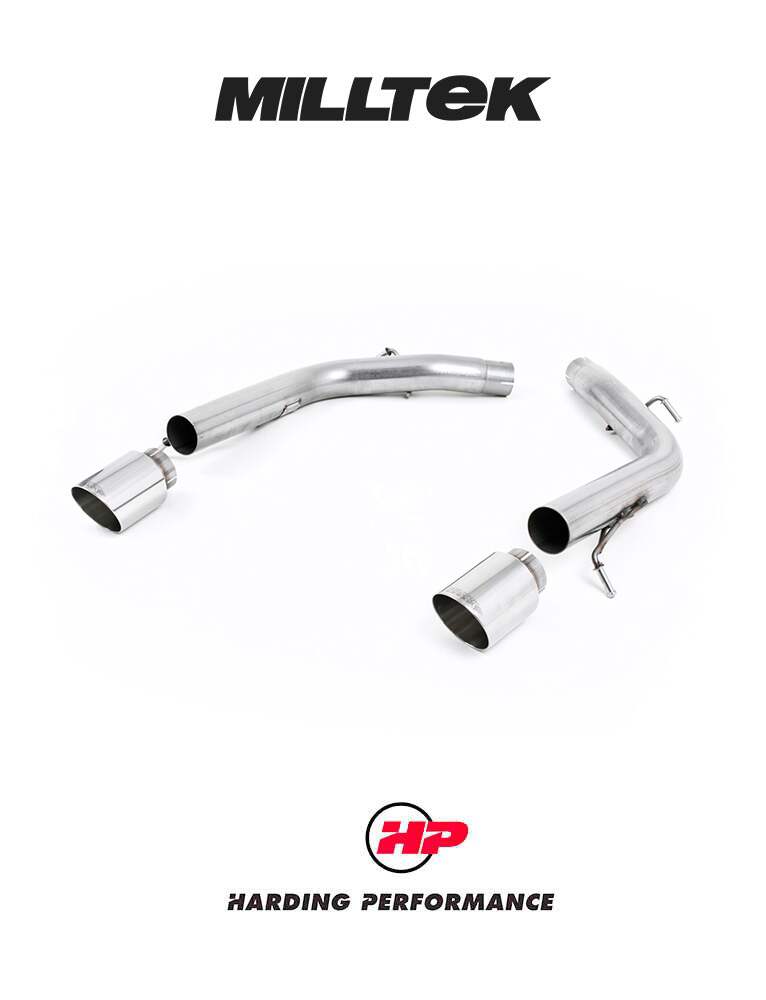 MILLTEK Rear Silencer(s) – Range Rover Sport 3.0 TDV6 & 4.4 TDV8 Diesel, Polished GT-90 Trims [SSXRR108]