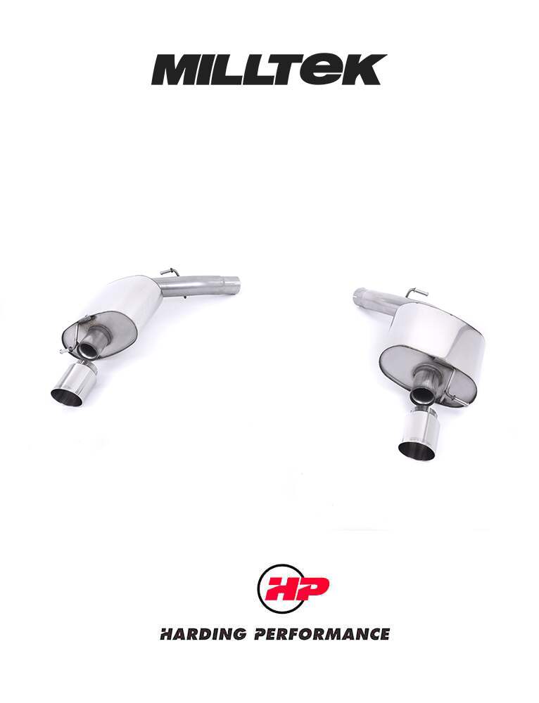MILLTEK Rear Silencer(s) – Range Rover Sport 5.0 SuperCharged, Polished GT-90 Trims [SSXRR109]